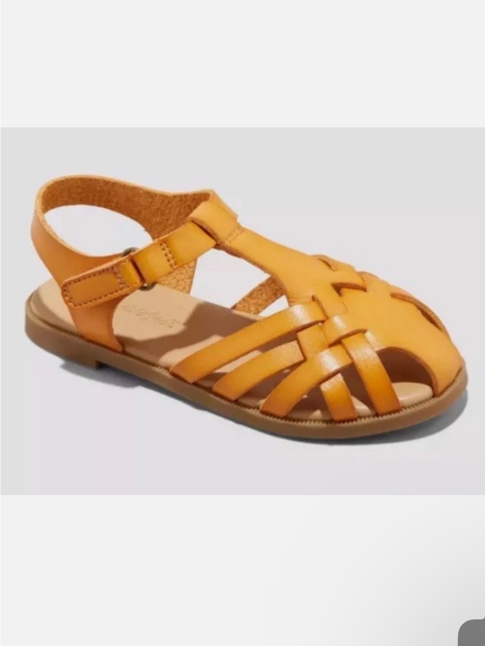 Cat & Jack NWT Camel Brown Ella Sandals size 10